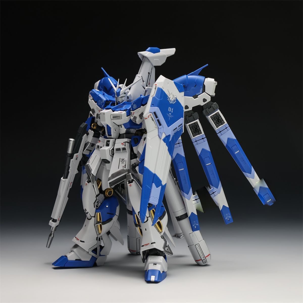 Model Kit Robot - 1/144 Сборная модель Hi-v Gundam, аниме-фигурка