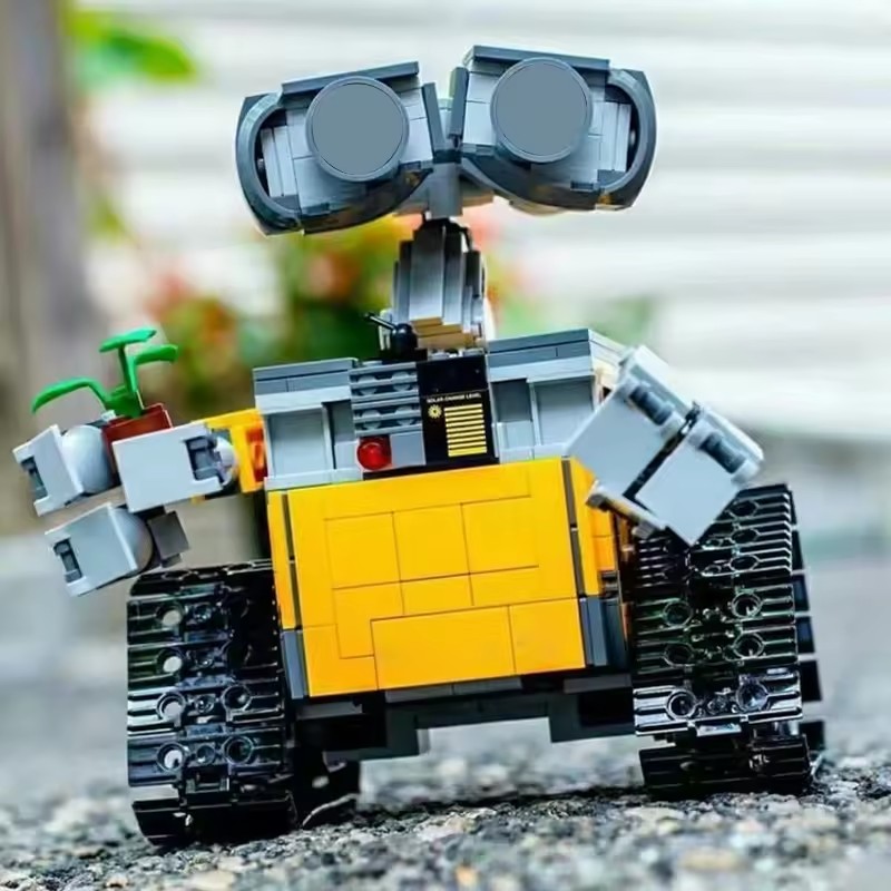Model Kit Wall E - -Классический фильм, мини-робот, настенные MOC, строительные