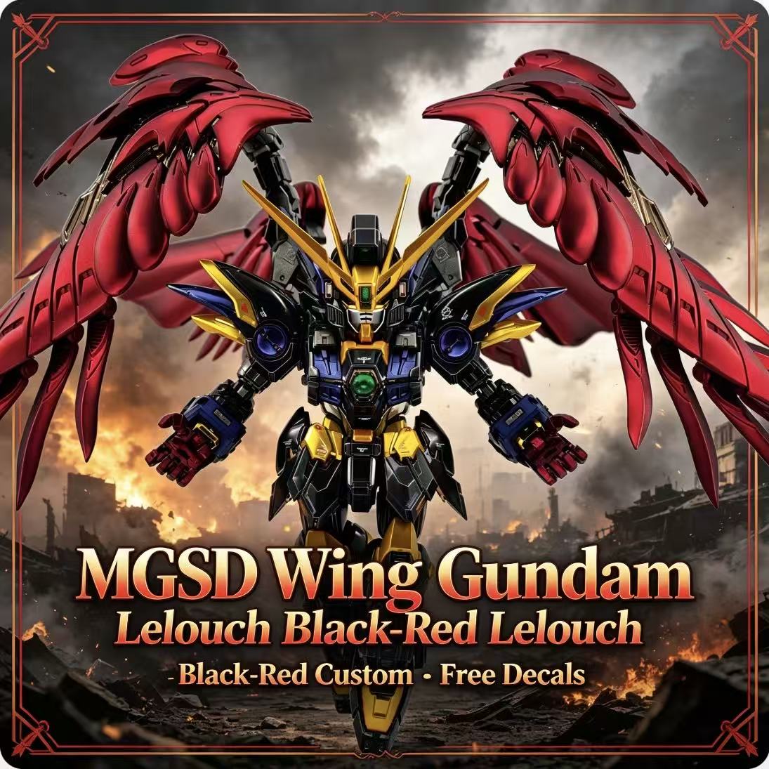 Model Kit Zhao Yun - Коллекционная модель MGSD Wing Lelouch: Аэрографированная
