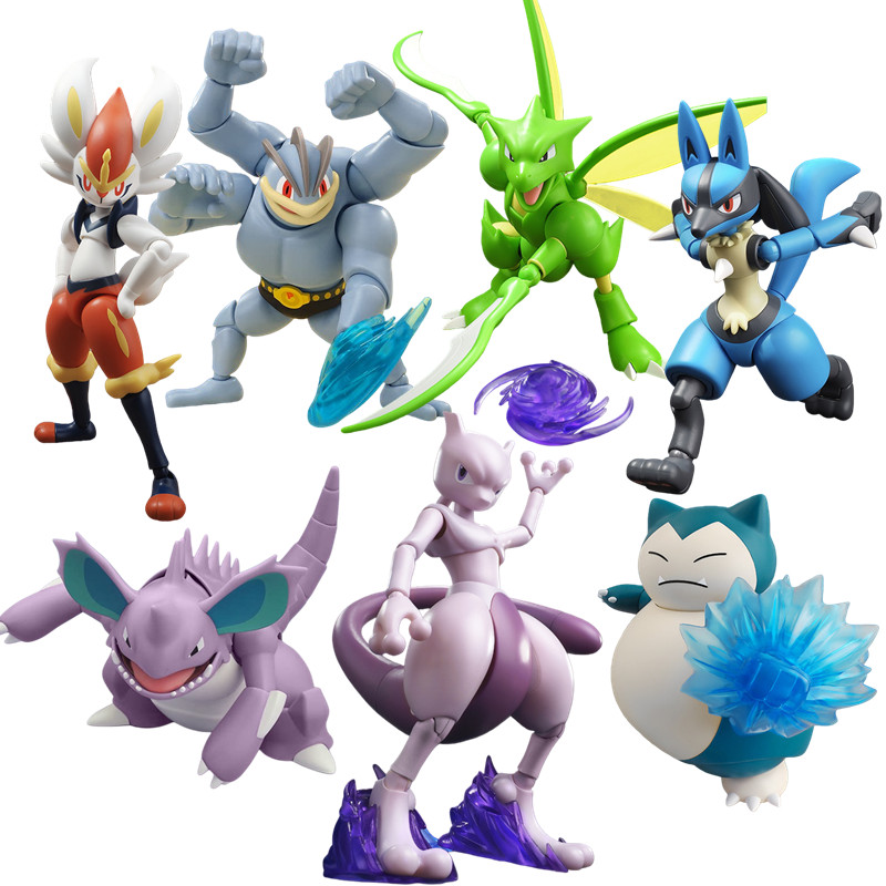Model Kit Lucario - Blokees Pokemon Mewtwo Adventure Prologue Snorlax