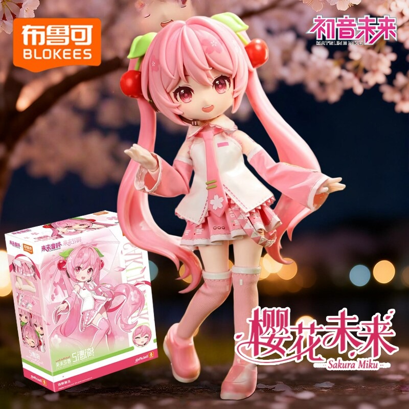 Model Kit Hatsune Miku - Конструктор BLOKEES: Оригинальная серия «Радость» —