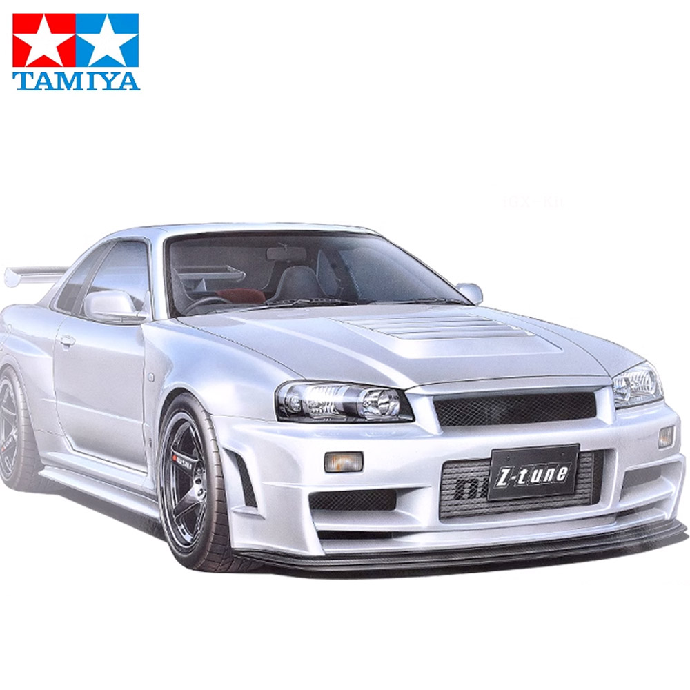 Model Kit R34 - Коллекционная пластиковая сборная модель автомобиля Tamiya