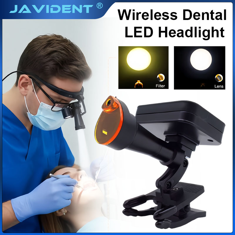 Magnifier With Light - Портативный стоматологический LED-налобный фонарь JAVIDENT 5W
