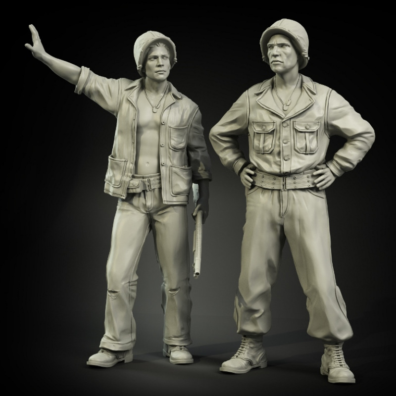 Model Kit History - Масштаб 1/35, фигурка из смолы, модель,