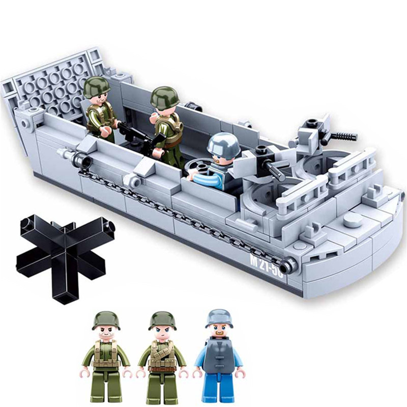 Model Kit Lucario - Sluban WW2 США Военная посадка Хиггинс