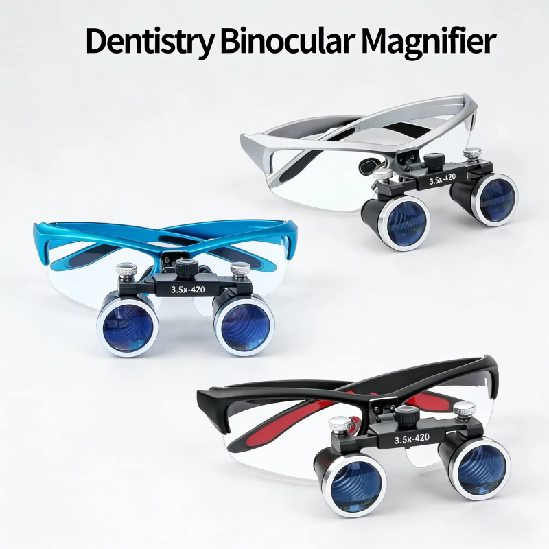 Magnifier With Light - Ультралегкие стоматологические бинокулярные лупы с 3,5-кратным