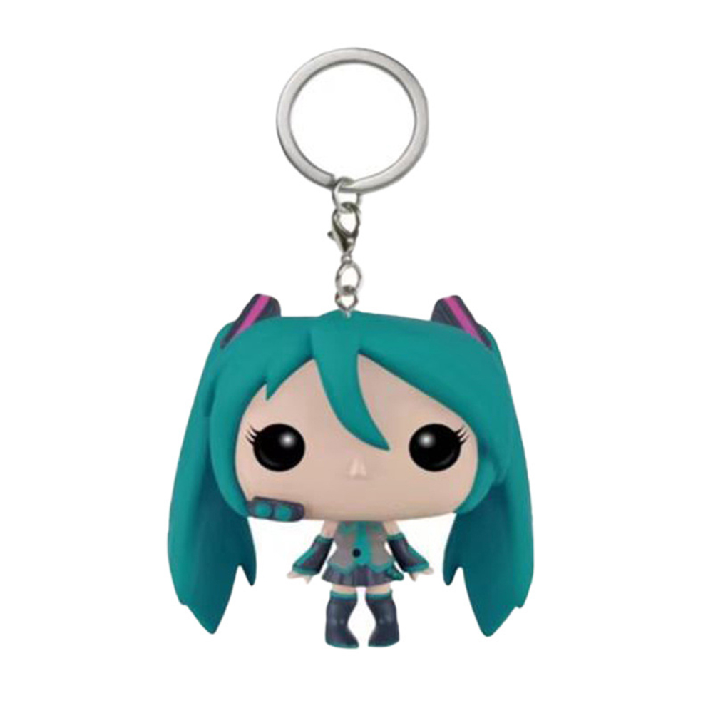 Model Kit Hatsune Miku - Брелок-фигурка Аниме Хацунэ Мику, виниловая игрушка-кукла