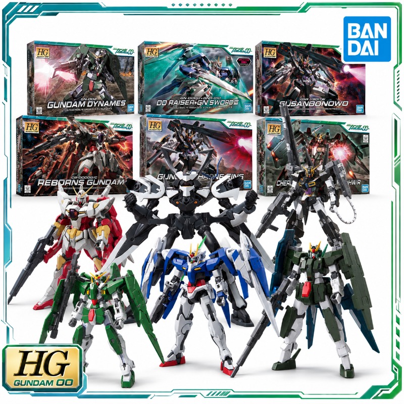 Model Kit Non Gundam - Оригинальные фигурки Bandai HG 1/144 00