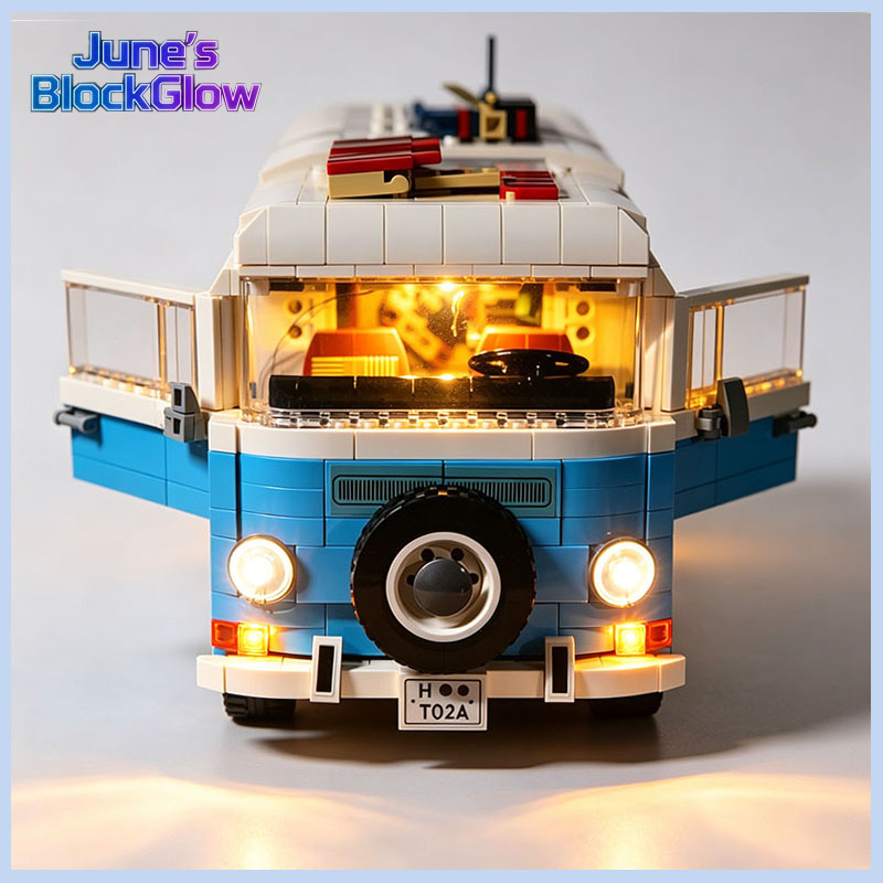 Model Kit Volkswagen - Комплект светодиодных фонарей для LEGO Volkswagen