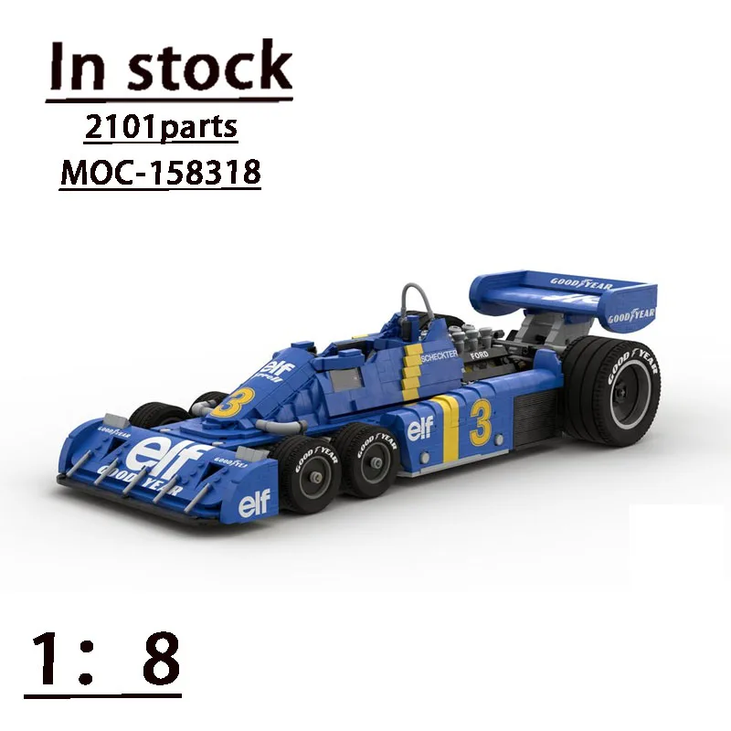 Model Kit Formula 1 - Новый MOC-158318P34 1976 масштаб 1:8 Formula
