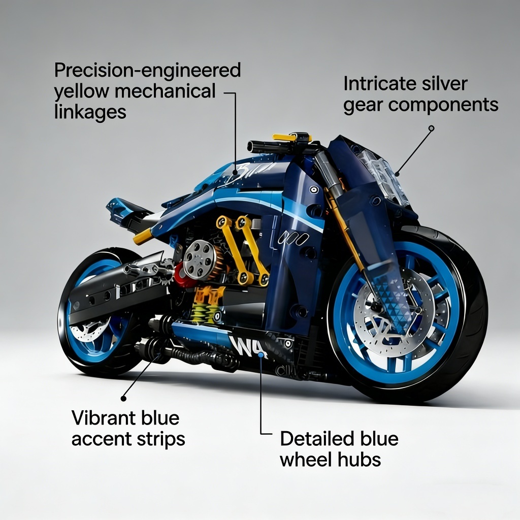 Конструктор Blue Track Motorcy – обзор и цена Model Kit Runner