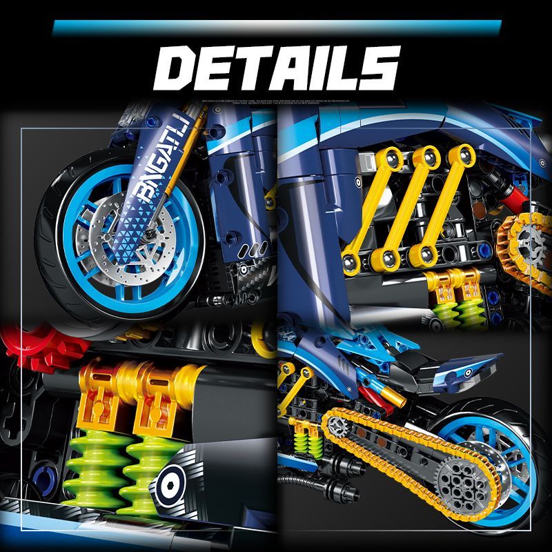 Конструктор Blue Track Motorcy – обзор и цена Model Kit Runner
