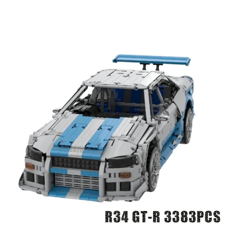 3383 шт., модель суперкара, ст – обзор и цена Model Kit R34