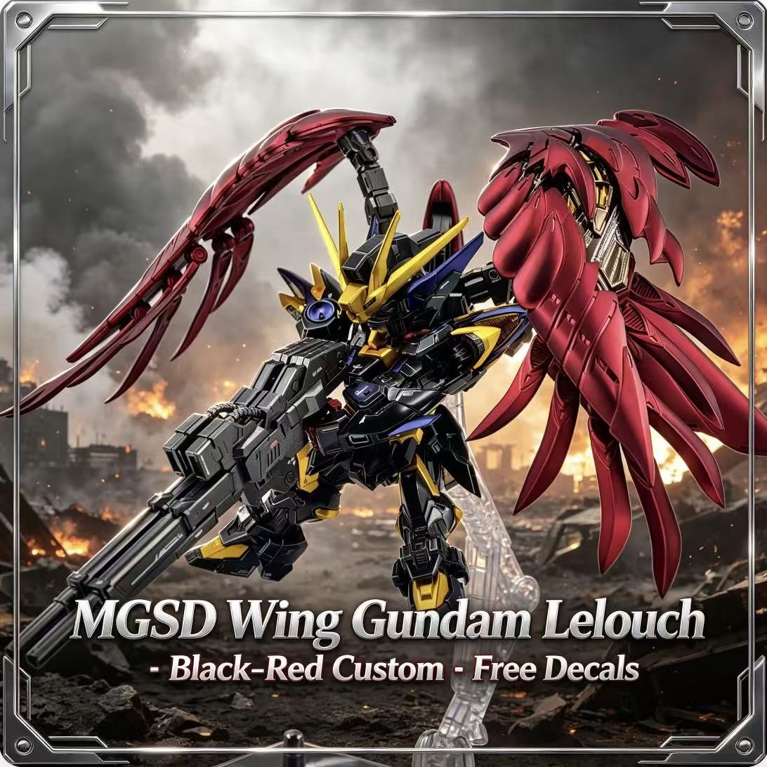 Коллекционная модель MGSD Wing – обзор и цена Model Kit Zhao Yun