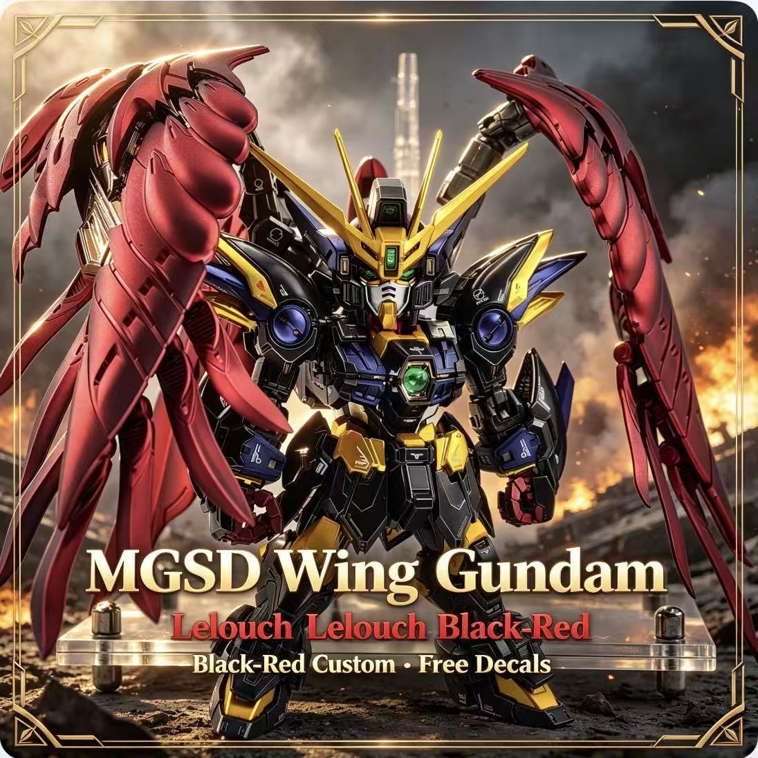 Коллекционная модель MGSD Wing – обзор и цена Model Kit Zhao Yun