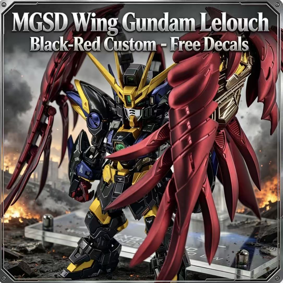 Коллекционная модель MGSD Wing – обзор и цена Model Kit Zhao Yun