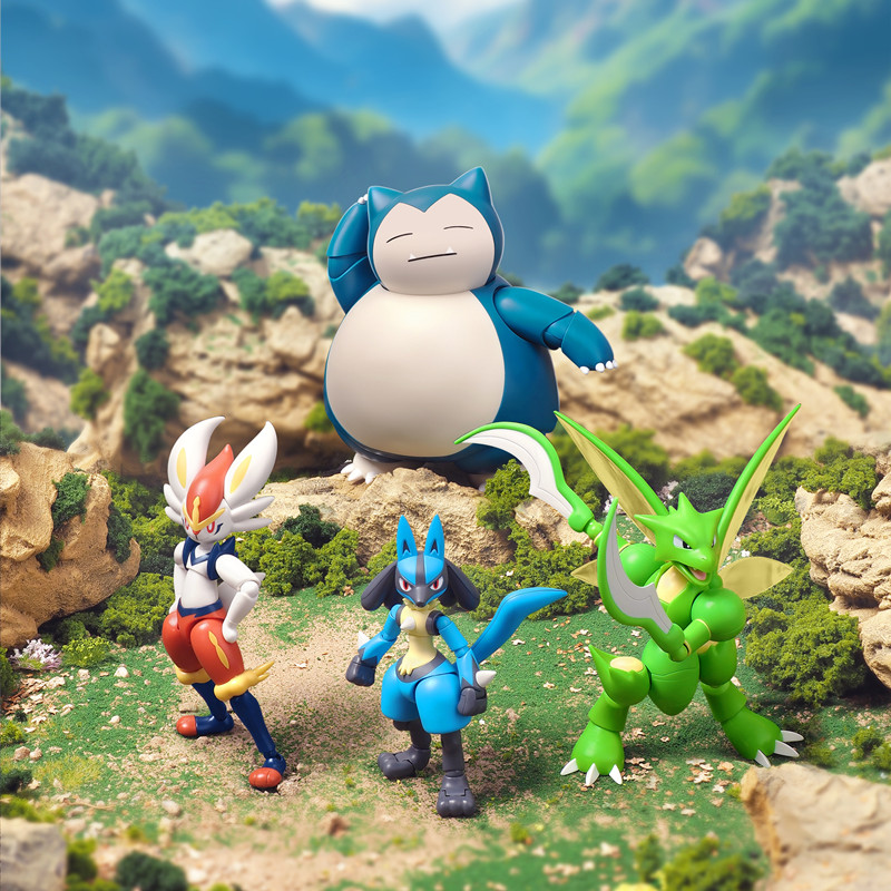 Blokees Pokemon Mewtwo Adventu – обзор и цена Model Kit Lucario