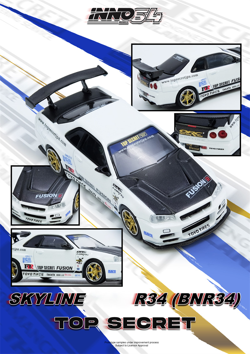 INNO 1:64 R35 WIDEBODY AORUS X – обзор и цена Model Kit R34