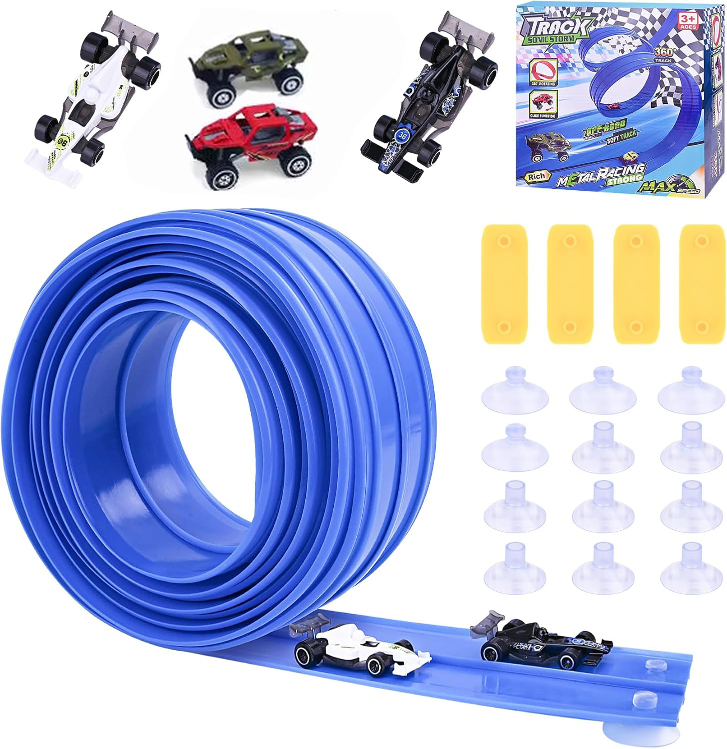 Гибкий гоночный трек с 4 машин – обзор и цена Model Kit Formula 1