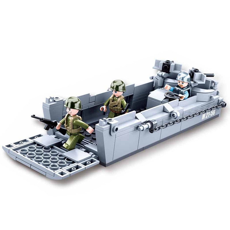 Sluban WW2 США Военная посадка – обзор и цена Model Kit Lucario