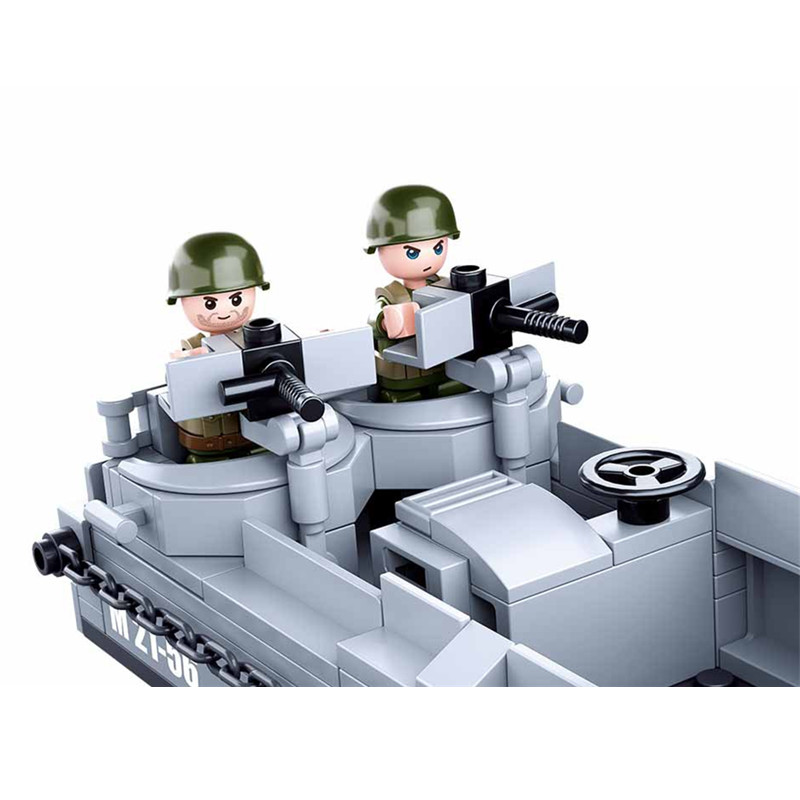 Sluban WW2 США Военная посадка – обзор и цена Model Kit Lucario