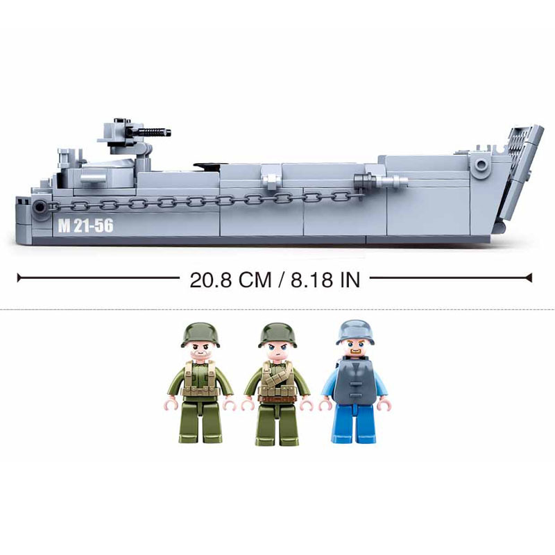 Sluban WW2 США Военная посадка – обзор и цена Model Kit Lucario