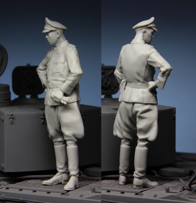 Набор из смолы 1:35: Офицер в  – обзор и цена Model Kit Cangdao
