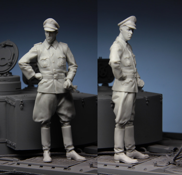 Набор из смолы 1:35: Офицер в  – обзор и цена Model Kit Cangdao