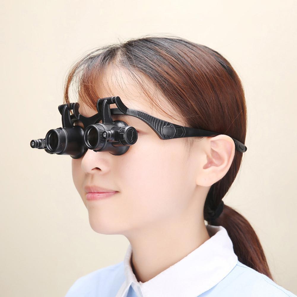10-25X изношенная на голову лу – обзор и цена Magnifier With Light