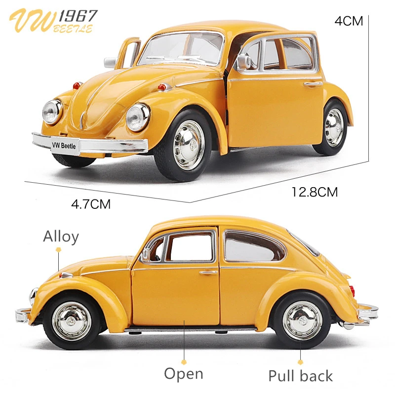 1:36 Volkswagen Beetle 1967, к – обзор и цена Model Kit Volkswagen