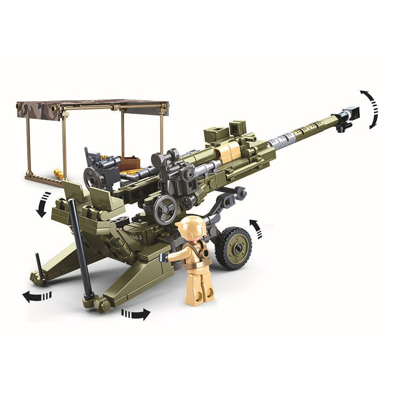 Военная армейская пушка M777 в – обзор и цена Model Kit Wall E